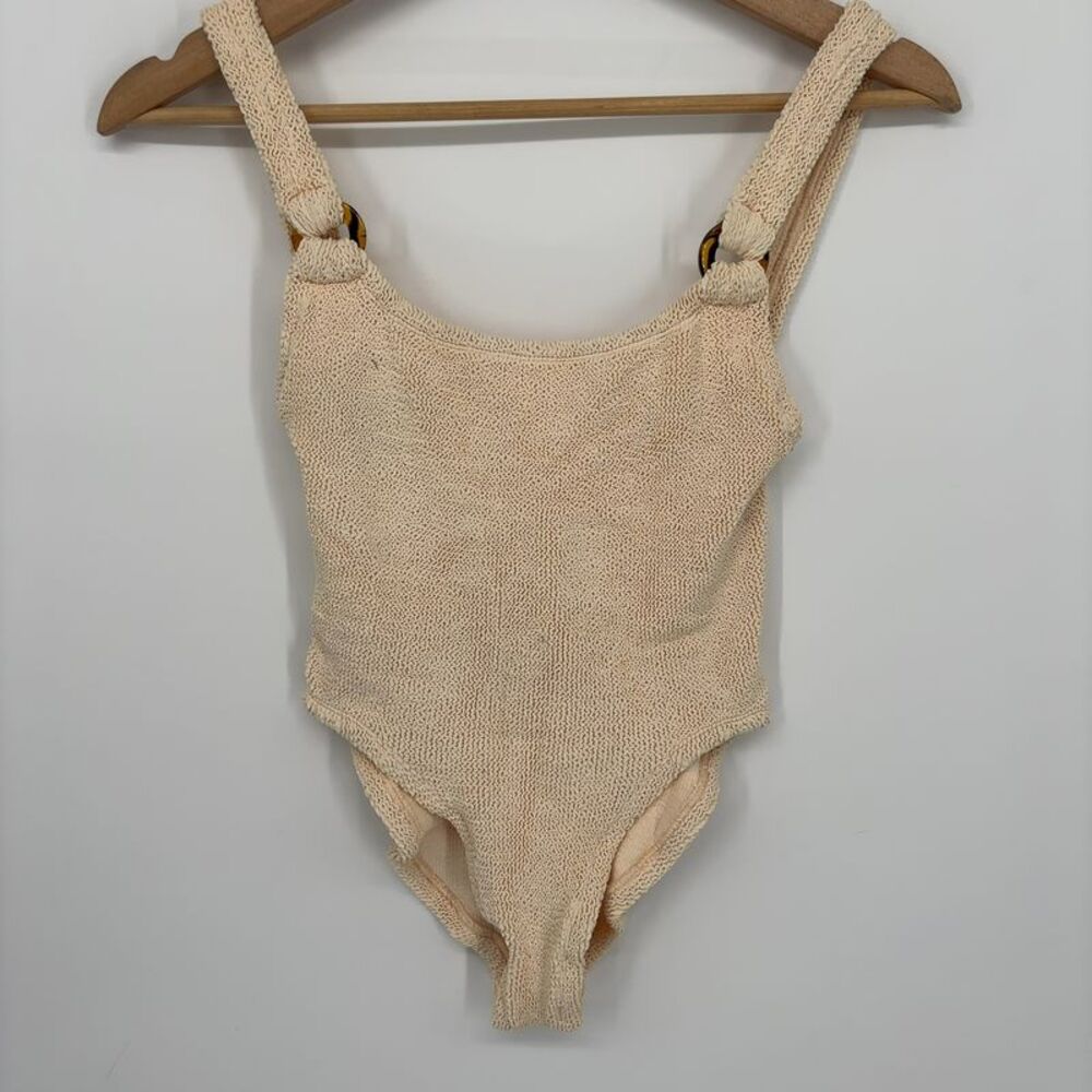Hunza G One Piece Swimsuit in Cream